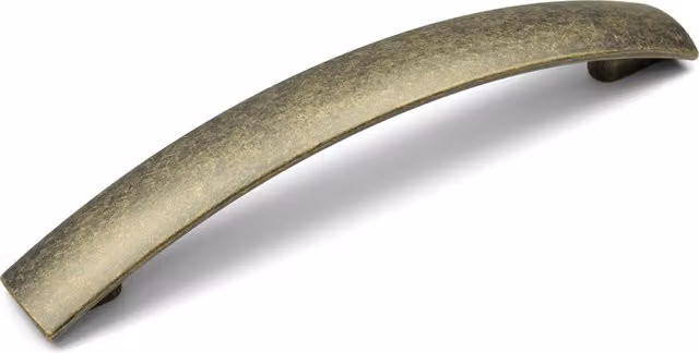 Handle & Home Matt Gold Bow Cabinet Handles in Antique Brass Zinc
