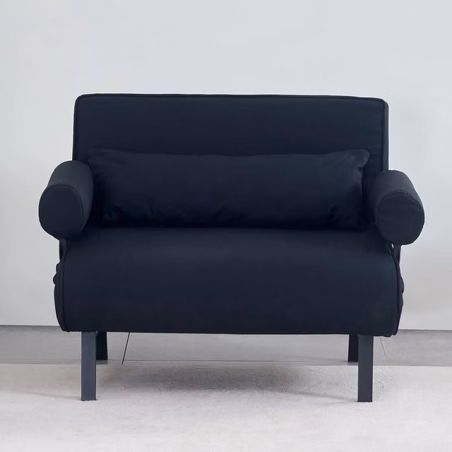 PAWNORA 4-in-1 Folding Sofa Bed and Sleeper Chair in Black