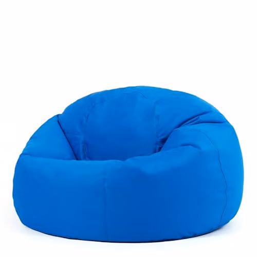 icon Teen Bean Bag Chair in Blue and Grey