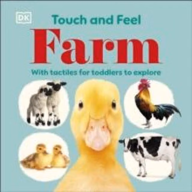 DK Touch and Feel Farm Multicolour Tactile Board Book for Toddlers