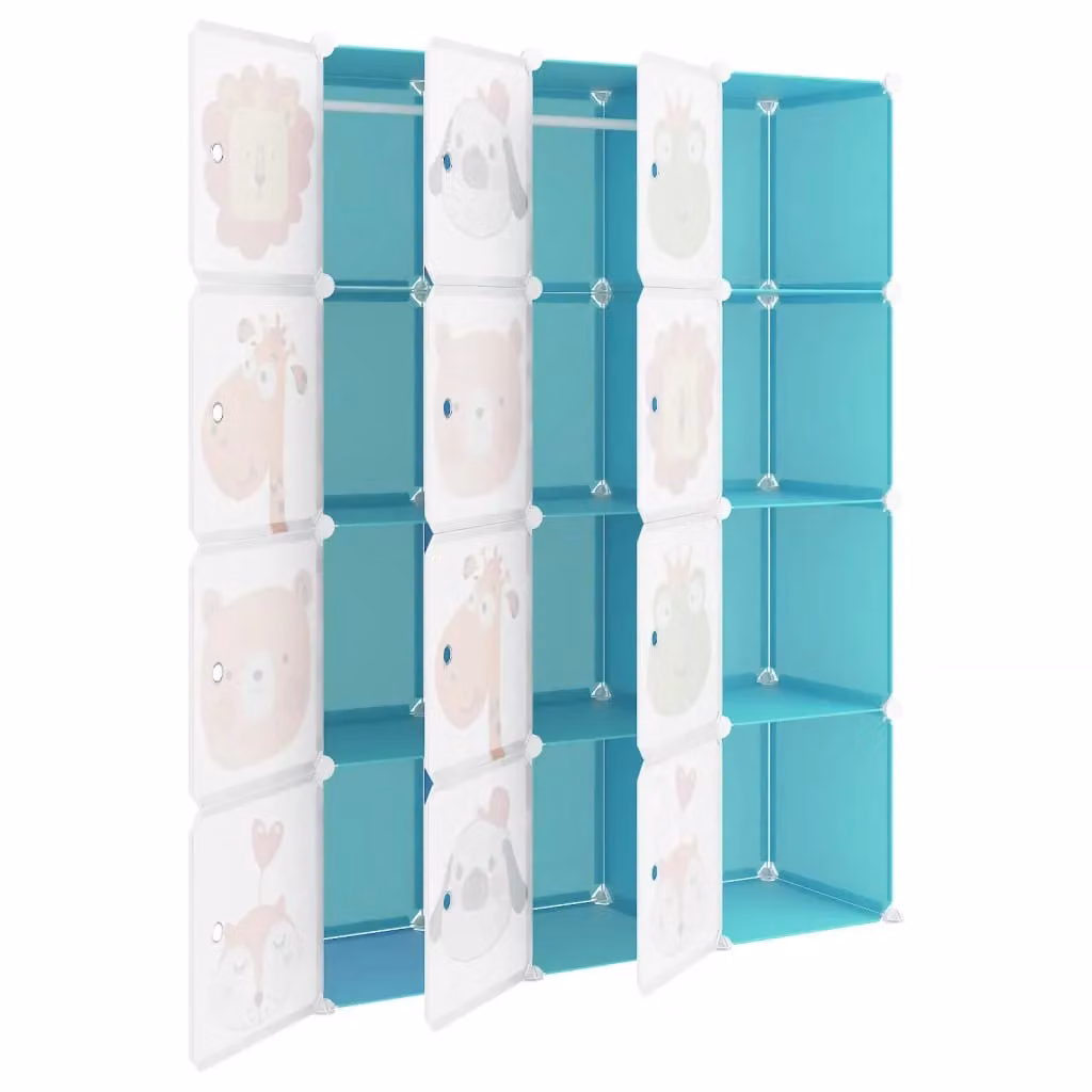 Berkfield Home Green 12-Cube Storage Cabinet for Children – 2