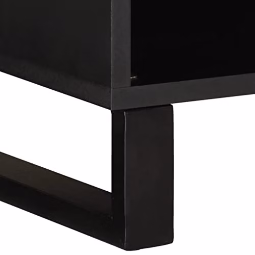 vidaXL Industrial TV Cabinet in Brown Acacia Wood and Metal, W/D/H: 85 x 33 x 43.5 cm – 4