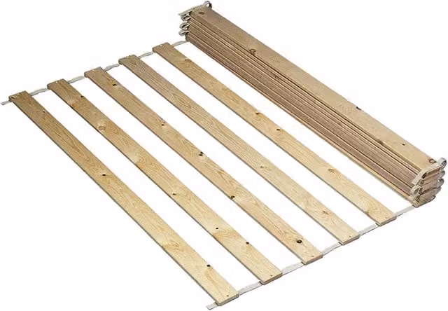 Furniture To Go 12-Piece Wood Bed Slats for Kingsize Bed, Width: 160 cm, Light Brown