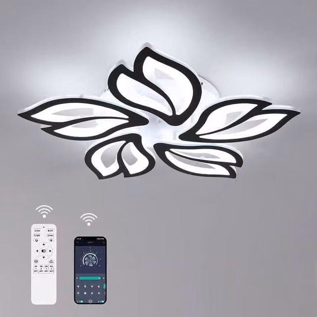 COMELY Modern Petals LED Dimmable Ceiling Light, 45W, White – 1
