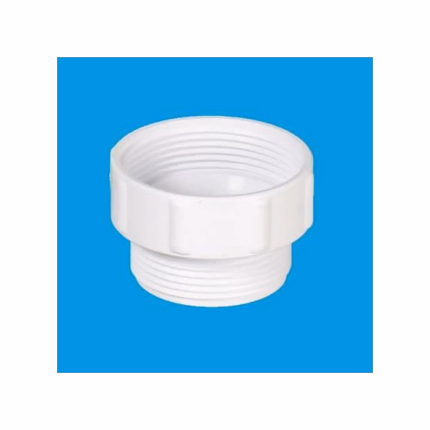 McAlpine White 1 3/4 inch x 1.5 inch BSP Female x BSP Male Coupling – 2