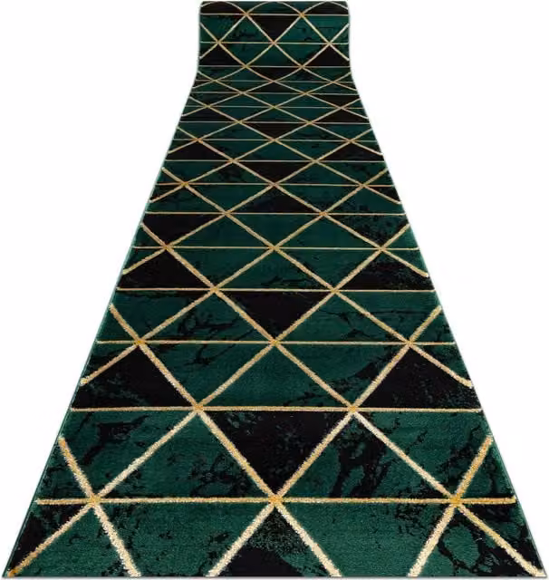 RugsX Green Geometric Table Runner, W/D/H: 100 x 150 cm