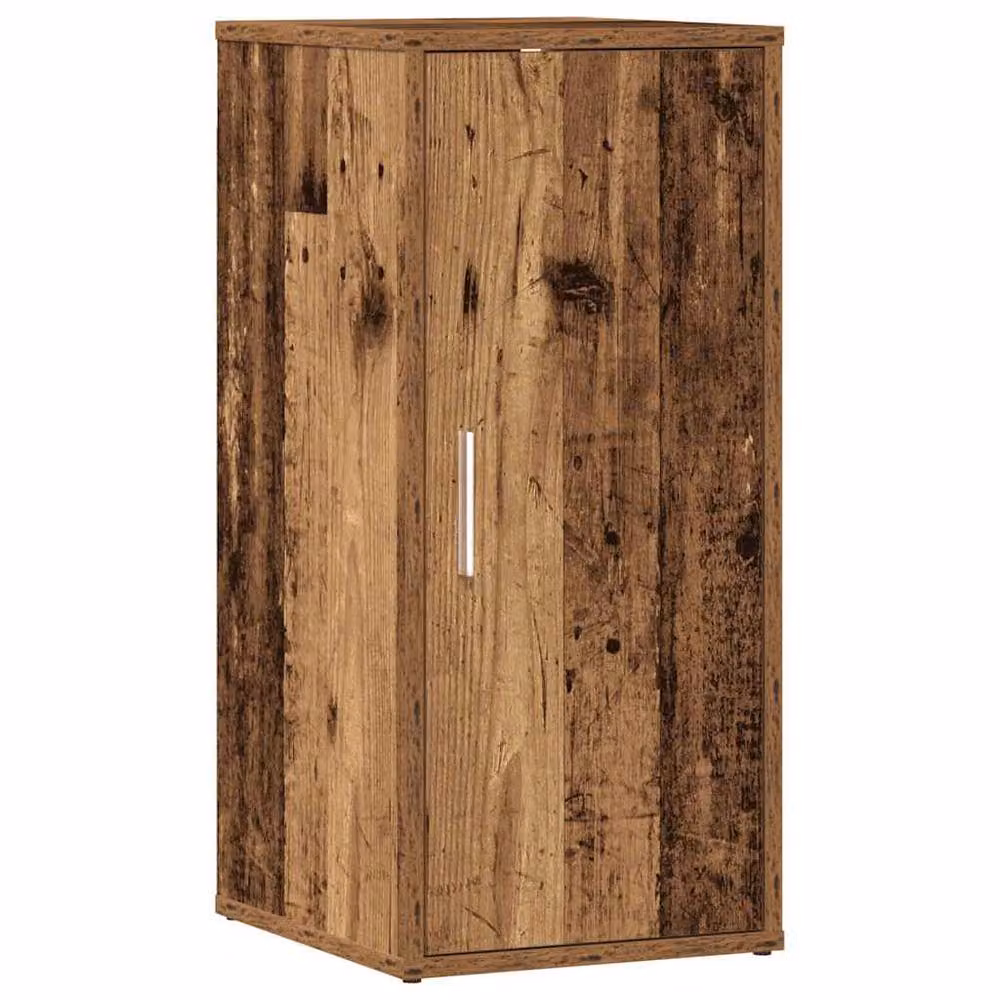 Berkfield Home Shoe Cabinet in Old Wood Brown, W/D/H: 32 x 35 x 70 cm – 2