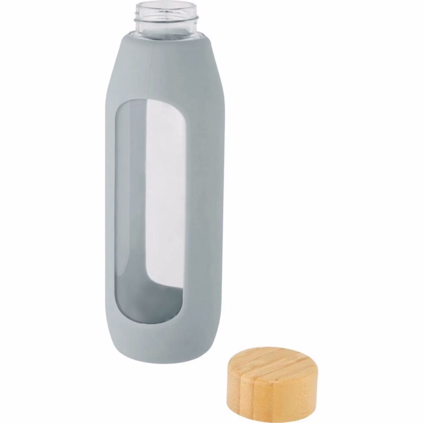 Avenue Grey Glass Water Bottle, 600ml – 2
