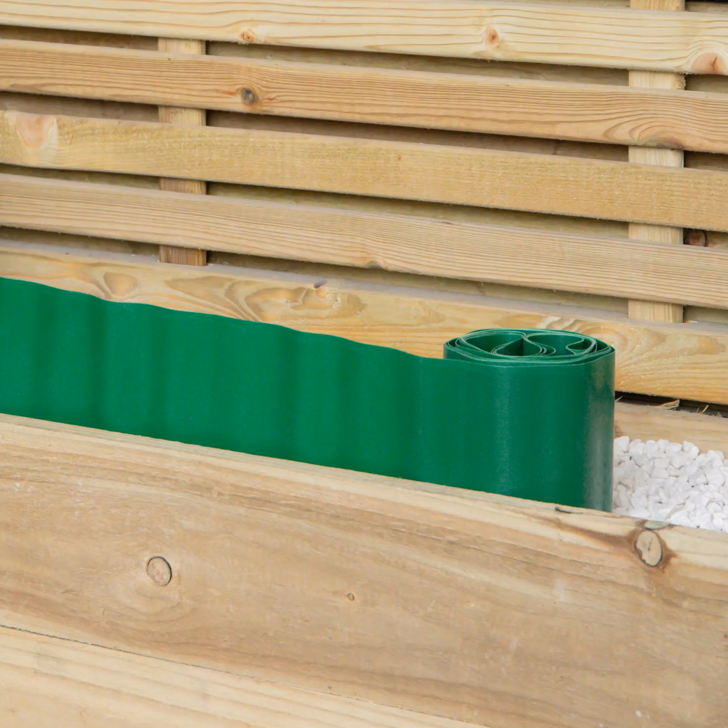 Samuel Alexander Green Plastic Corrugated Lawn Garden Edging Border, 12cm x 6m – 2