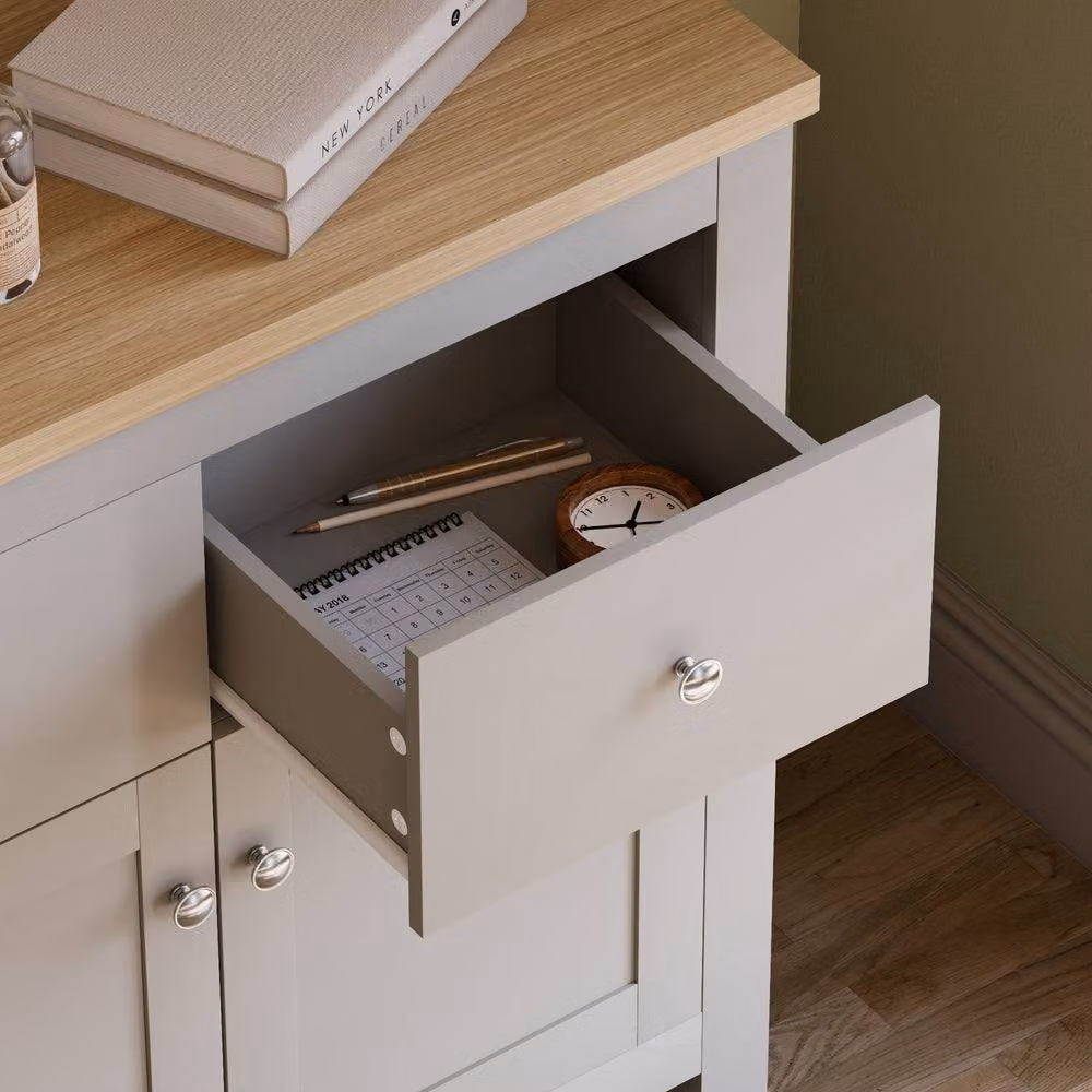 HD Designs Vida Designs Arlington Grey 2 Door and 2 Drawer Sideboard – 4