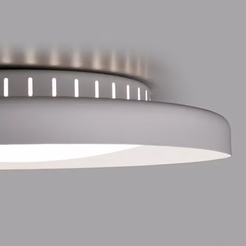 Netlighting Dolmen LED White Round Flush Ceiling Lamp, Diameter: 40 cm – 4