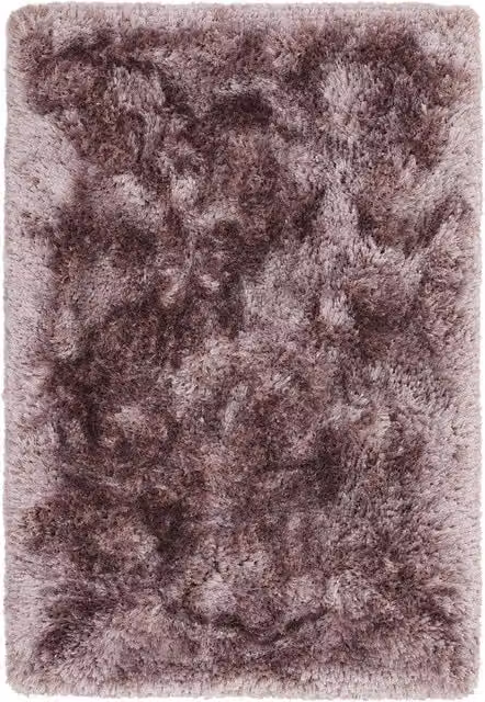 The Rug Shop UK Pink Plain Handmade Easy Care Polyester Rug W: 200 cm, D: 300 cm – 1