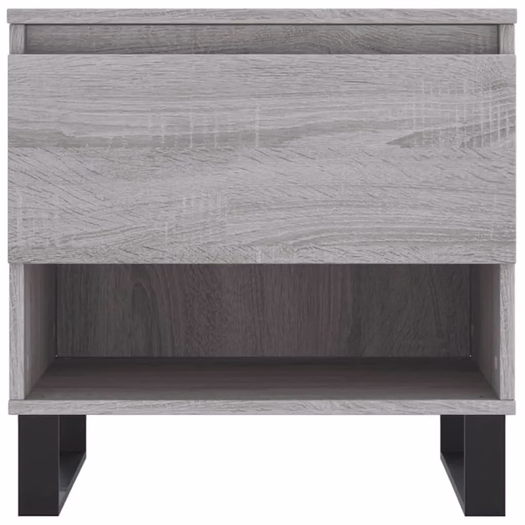 Berkfield Home Set of 2 Modern Grey Sonoma Coffee Tables, W/D/H: 50 x 46 x 50 cm – 3