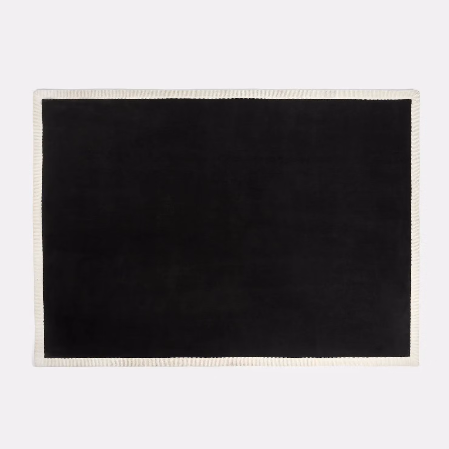 OHS Modern Hand Tufted Hallway Runner Rug with Contrast Border, Black, W: 66 cm, L: 200 cm – 7
