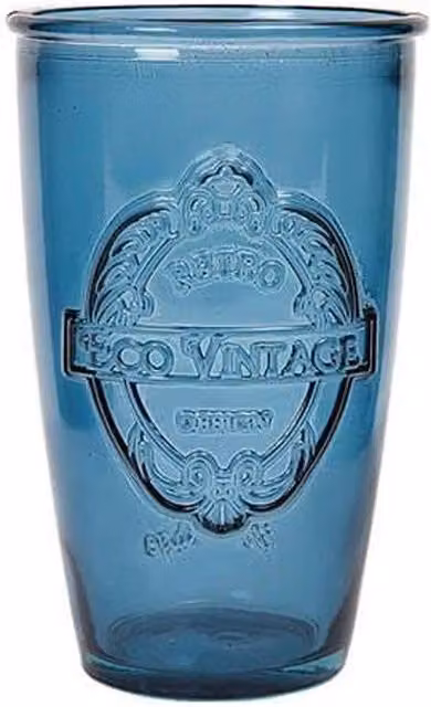 dexam Sintra Glass Tumbler in Ink Blue