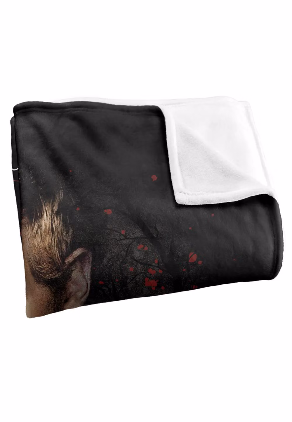 Warner Brothers The Vampire Diaries Never Destroy Silky Touch Super Soft Throw Blanket, White, W x D: 152.4 x 127.0 cm – 2