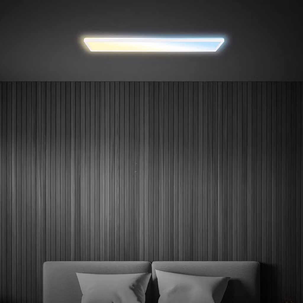 Briloner Ultra Flat White CCT LED Ceiling Panel with Dimming and Remote Control – 4