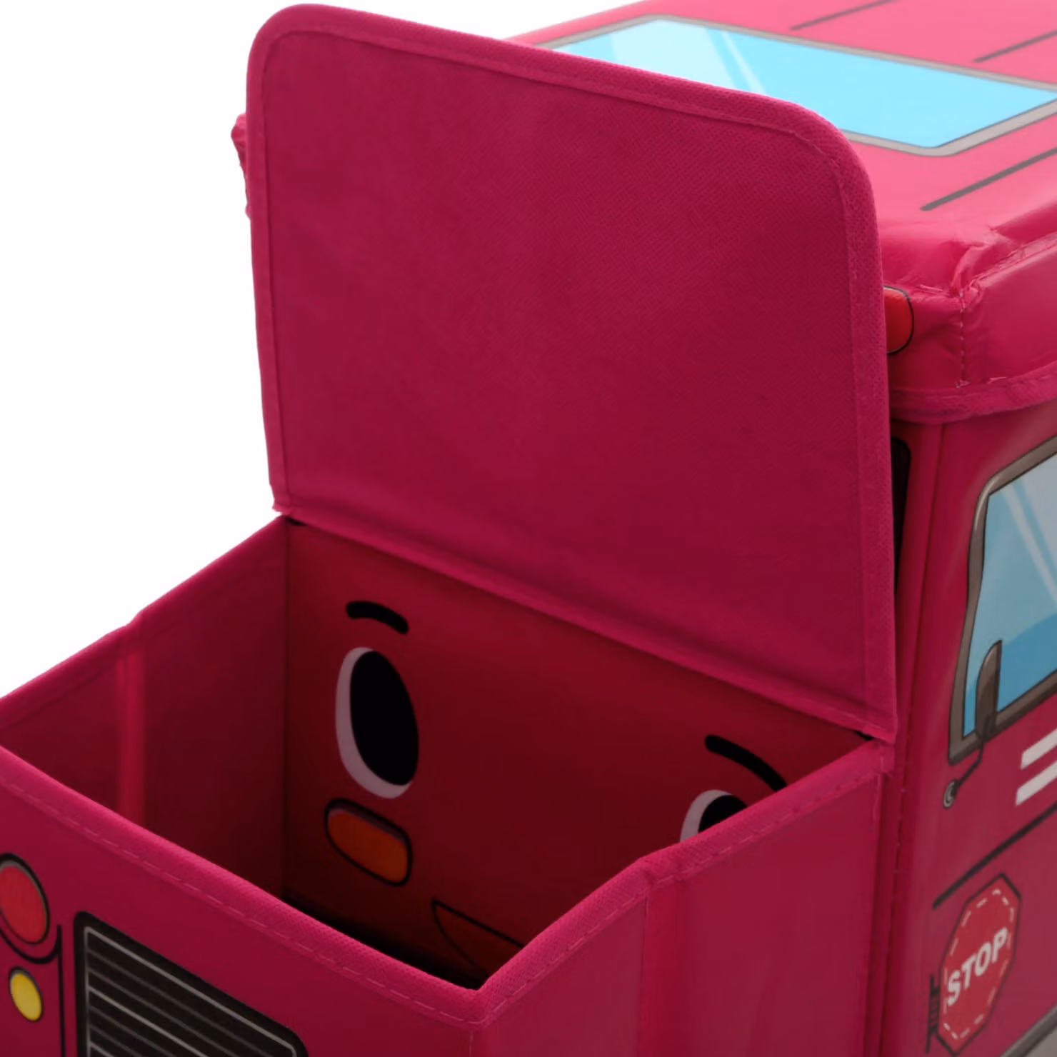Orsina Hot Pink Box and Seat for Childrens Bedrooms, W/D/H: 32.0 x 26.0 x 26.0 cm – 3