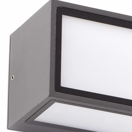 Netlighting Pivot Outdoor LED Box Wall Lamp, Dark Grey, 9W, IP65, W/D/H: 20 x 20 x 40 cm – 2