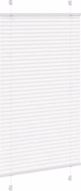 Berkfield Home Single Pleat Polyester Blind in White, W: 80 cm, H: 150 cm