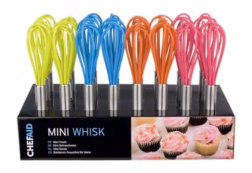Chef Aid Multicolour Silicone Mini Whisk