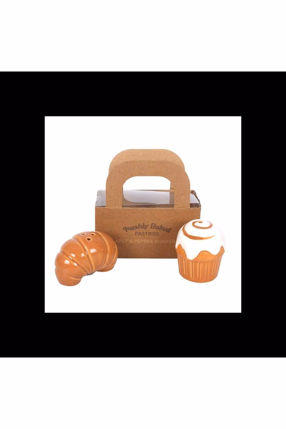KDMD Ceramic Pastry Shaped Salt and Pepper Shakers in Beige – 2
