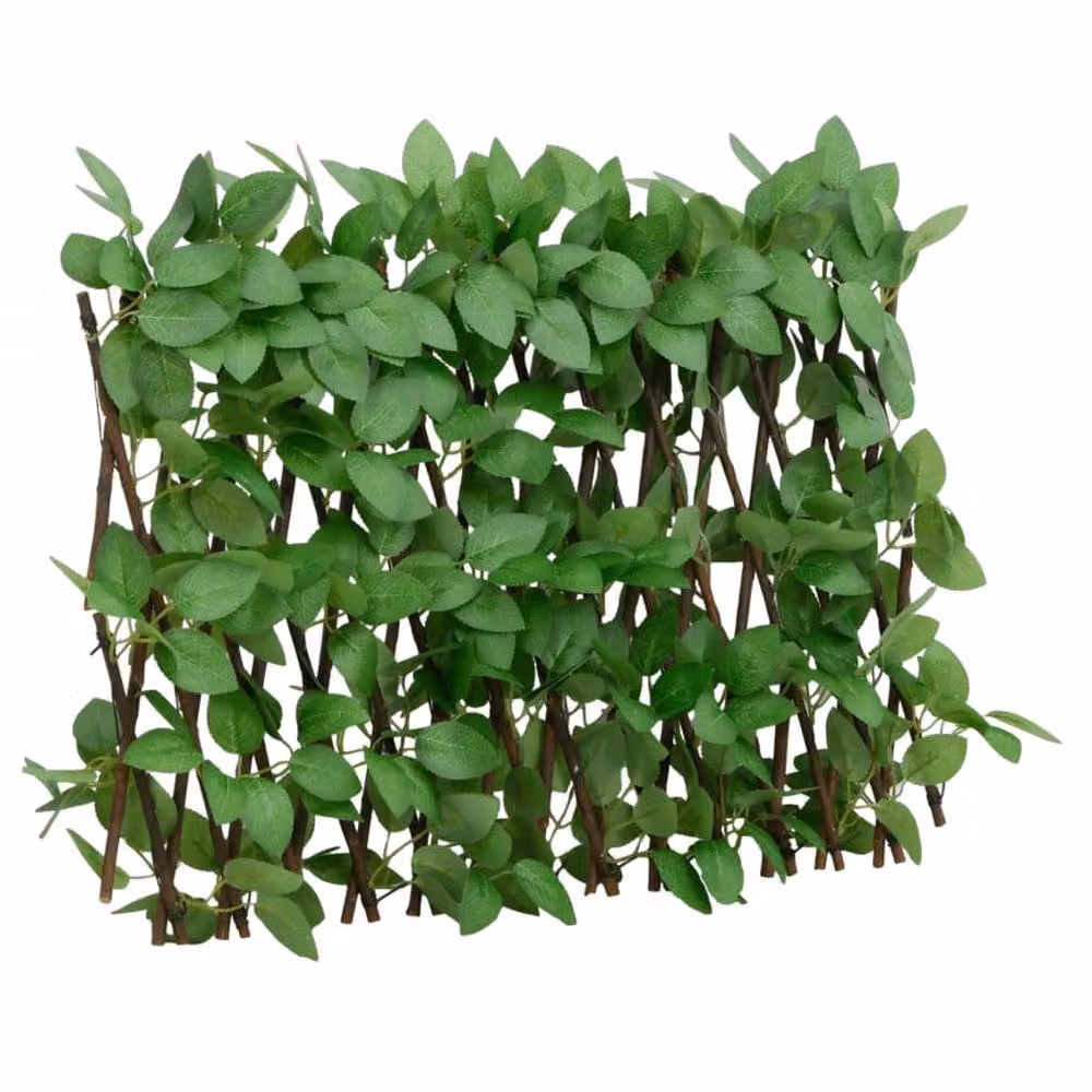 Berkfield Home Artificial Ivy Trellis Expandable Hedge, 5 Pieces, Green – 3