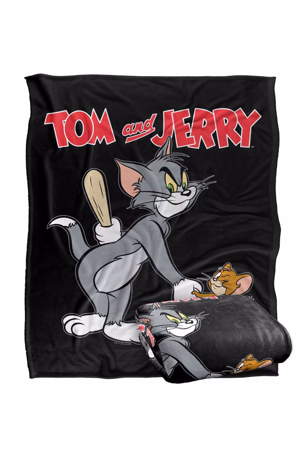 Warner Bros. Tom & Jerry Extra Large Super Soft Fluffy Polyester Throw Blanket in Multicolour – 2