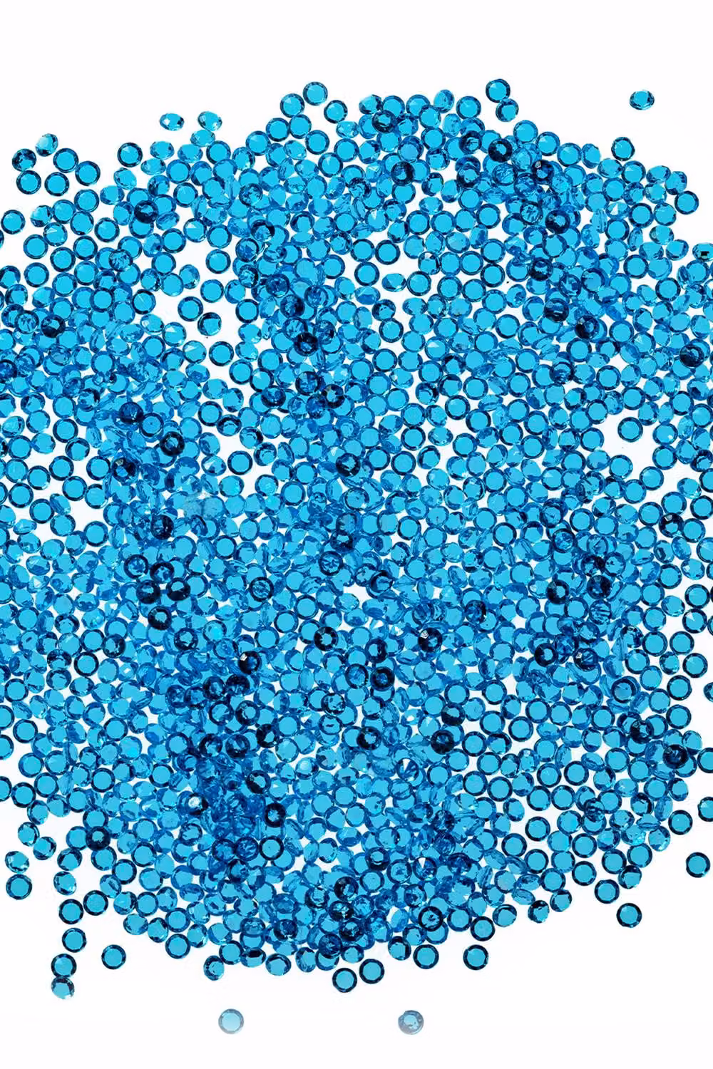 Neel Blue Turquoise Acrylic Rhinestone Round Table Confetti Scatters, 4000 Pieces – 3