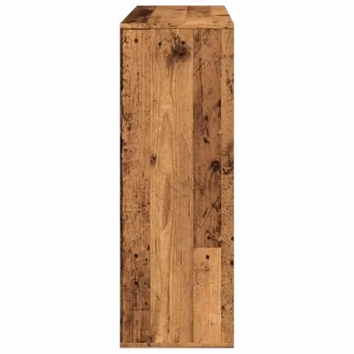 vidaXL Book Cabinet and Room Divider in Old Wood Brown, W/D/H: 100 x 33 x 94.5 cm – 5