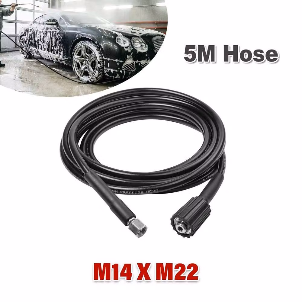 SPETLEK High Pressure Washer Hose, 5m, Black – 2