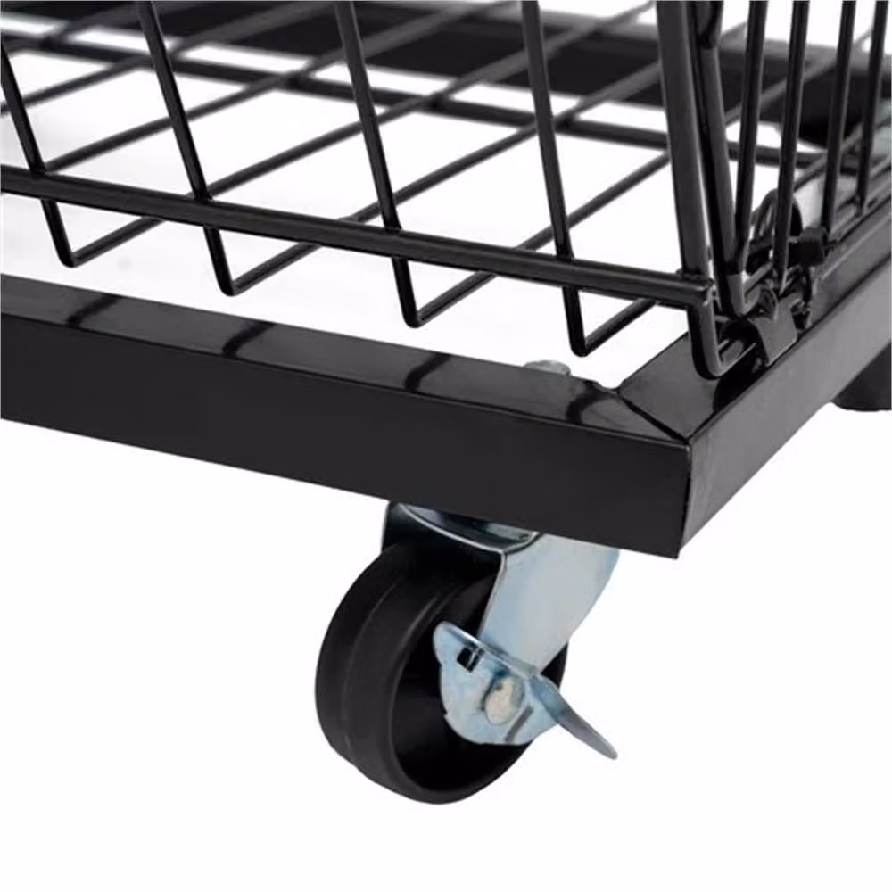 Ventryn 5 Tier Metal Retail Display Shelf for Fruit and Vegetables in Black – 3