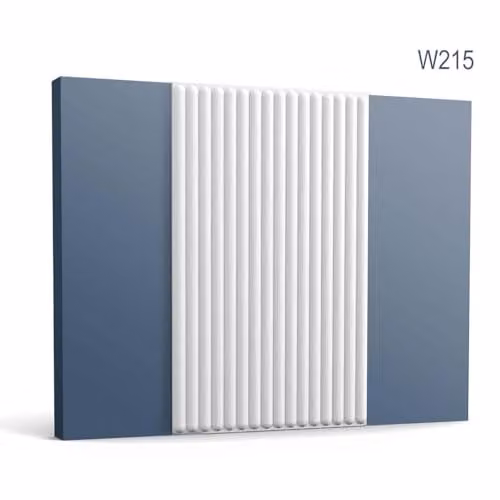 Orac Decor W215 Modern 3D Wall Panel, White, W: 80 cm, H: 50 cm, D: 1.5 cm – 1