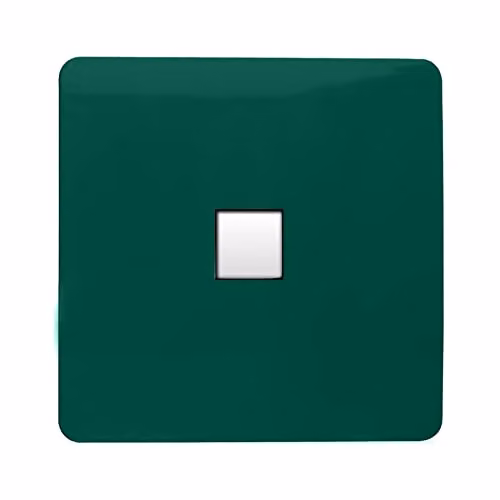Trendi Switch 1 Gang RJ45 Cat 6 Ethernet Socket in Dark Green – 2