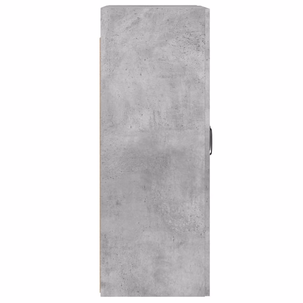 Berkfield Home Wall Mounted Cabinets, 2 Piece Set in Grey with Glass Doors – 4