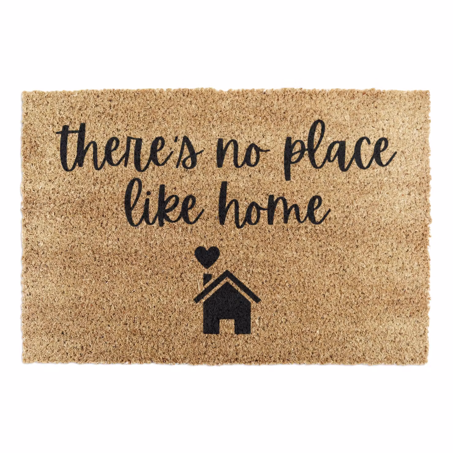 Artsy No Place Like Home Non-Slip Coir Doormat in Beige, W/D: 40 x 60 cm – 2