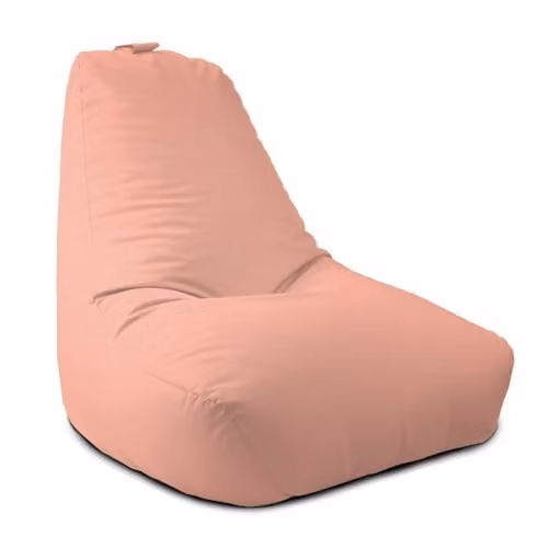 rucomfy Large Water Resistant Beanbag Chair for Adults in Pink