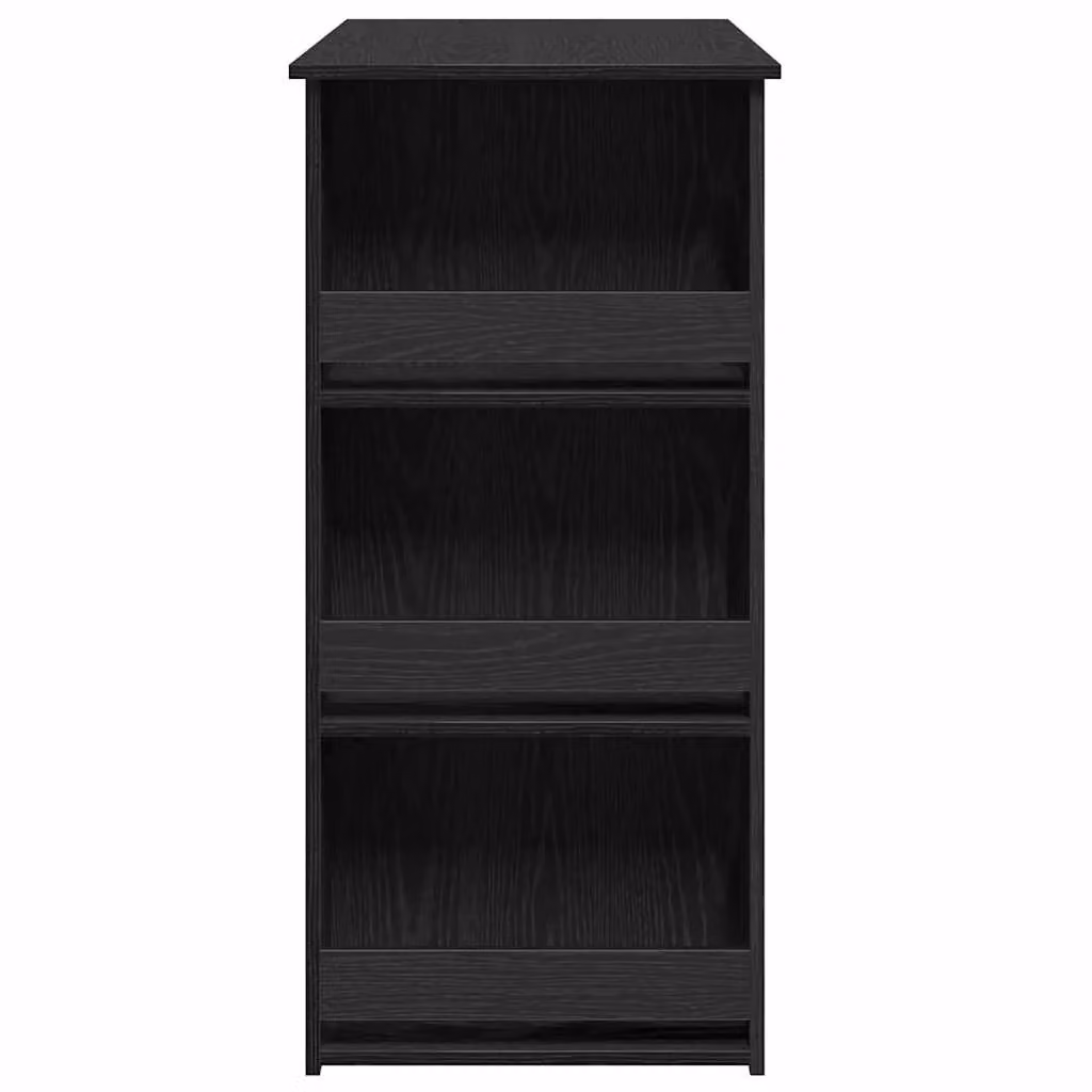 Berkfield Home Bar Table with Storage Rack in Black Oak, W: 102 cm, D: 50 cm, H: 103.5 cm – 4