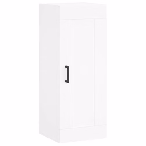 vidaXL Wall Mounted Cabinet in White, W/D/H: 34.5 x 34 x 90 cm – 1
