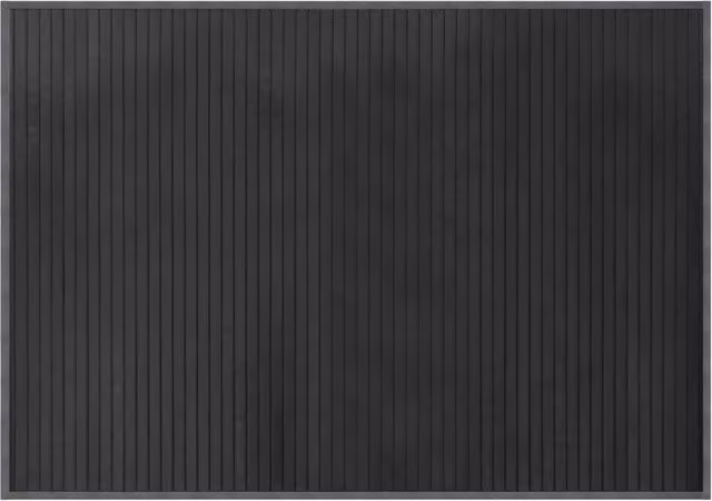 Berkfield Home Rectangular Bamboo Rug in Grey, W/D: 100 x 70 cm – 1