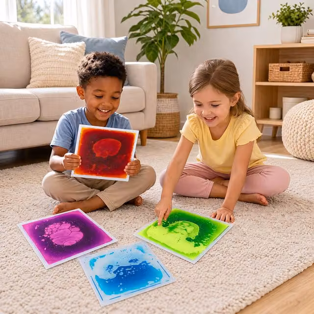 COSTWAY Leakproof Multicolour Sensory Mats