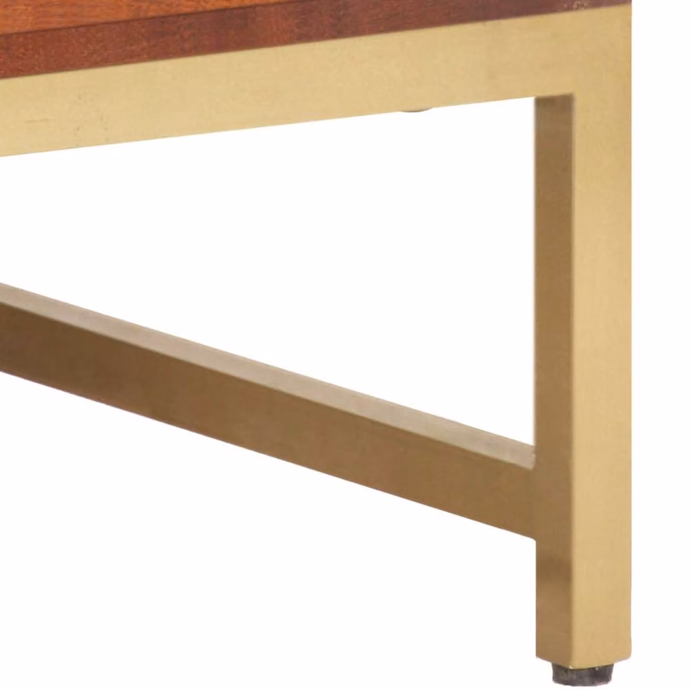 Berkfield Home Rustic Square Coffee Table in Brown Solid Acacia Wood, W/D/H: 67 x 67 x 45 cm – 3