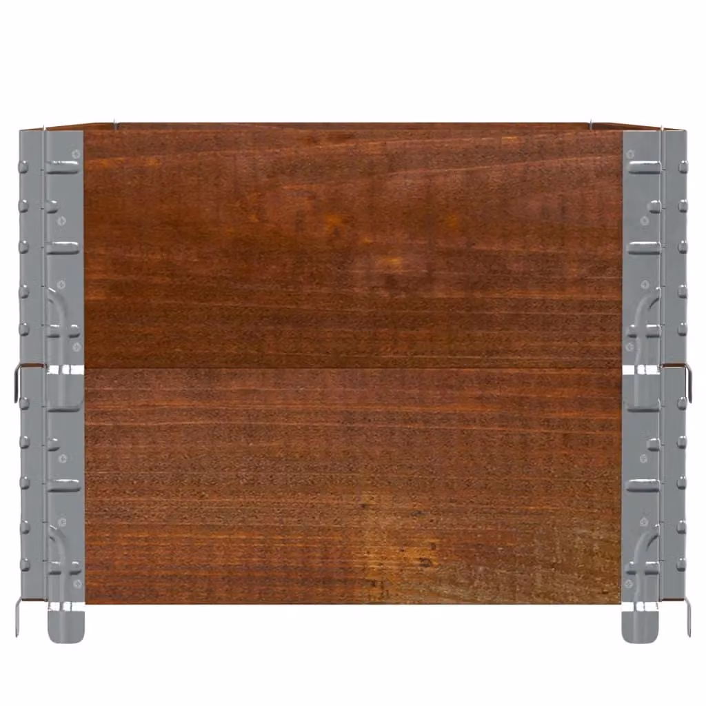 Berkfield Home Brown Solid Pine Wood Garden Planter Tub W/D: 100 x 50 cm – 3