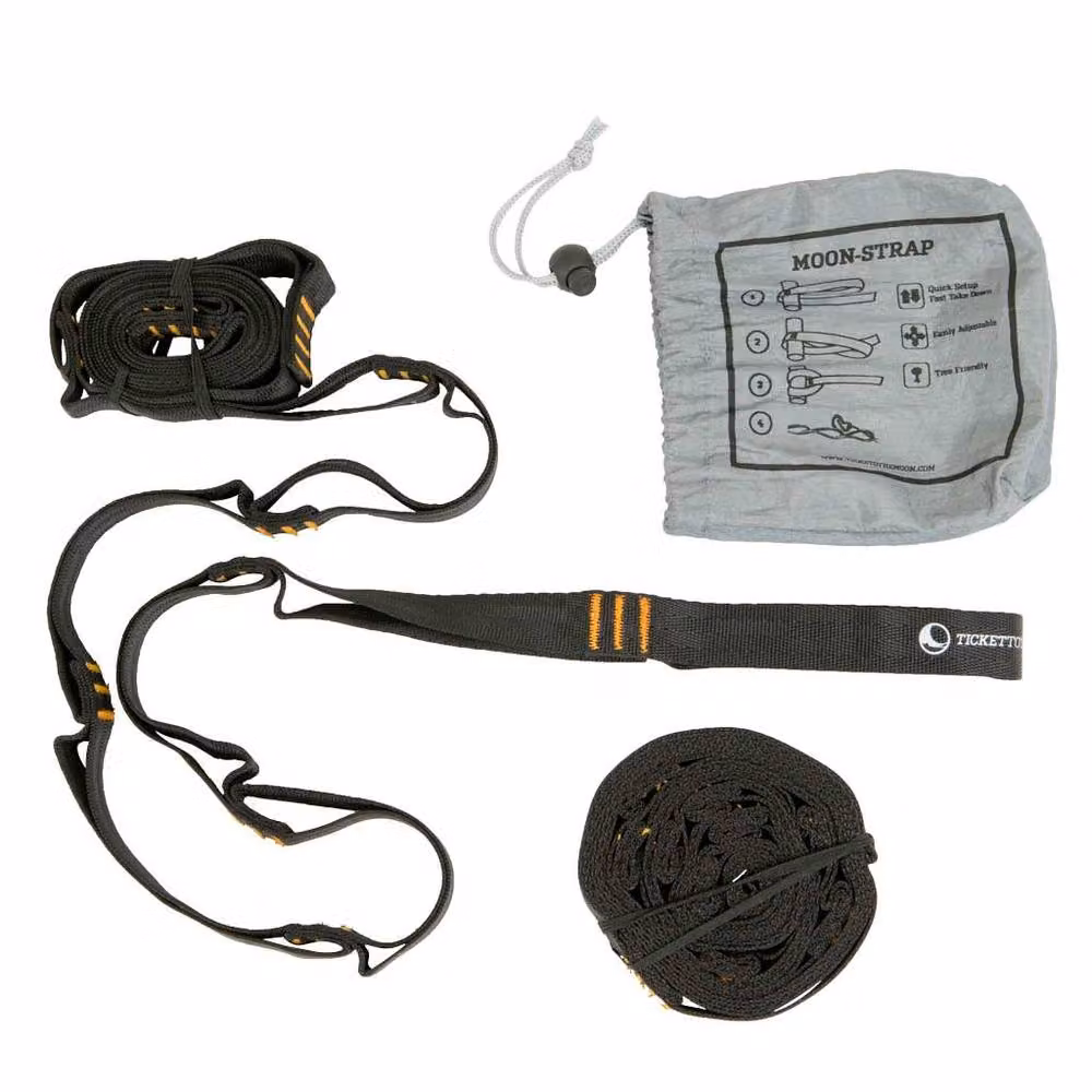 Ticket To The Moon MoonStraps Hammock Setup Set of 2 in Black – 2