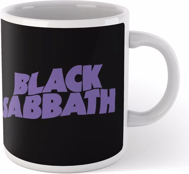 Black Sabbath Ceramic Mug in White