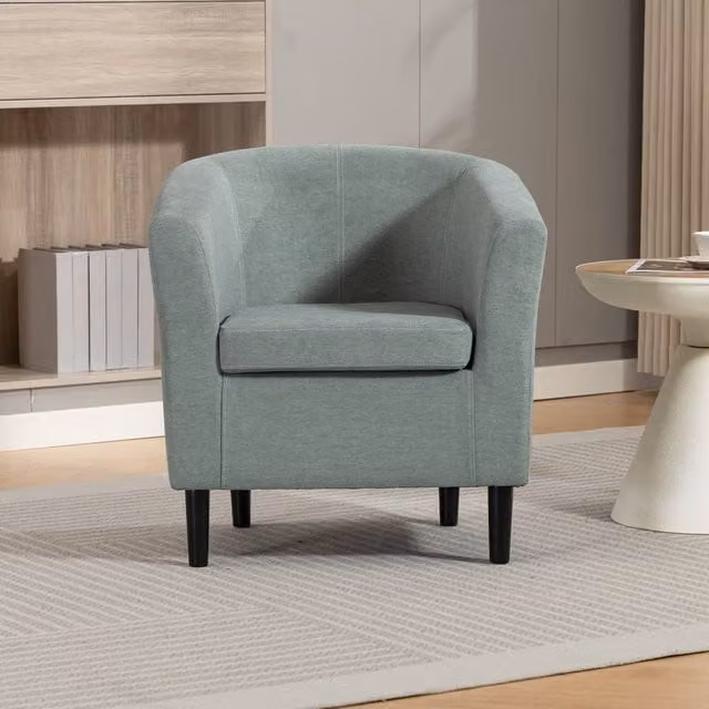 Artemis Home Beulah Fabric Accent Chair in Blue