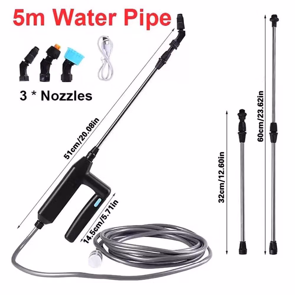 NESTLUNE Electric Plant Sprayer Watering Spray Wand with Rechargeable Battery in Black – 2