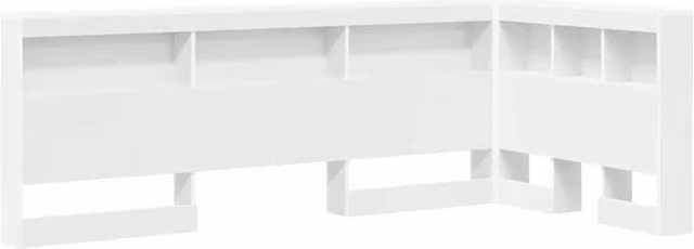 Berkfield Home White Storage Headboard with Integrated Shelf for 90 cm Beds