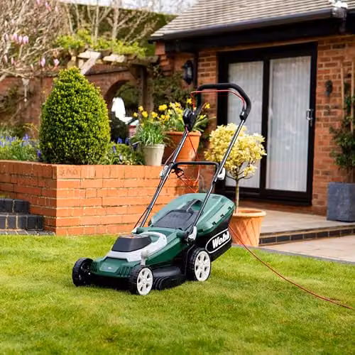 Webb Supreme WEER40RR Electric Rotary Lawnmower with Rear Roller, 1800W Motor, 40cm Cutting Width and 45L Collection Bag – 3