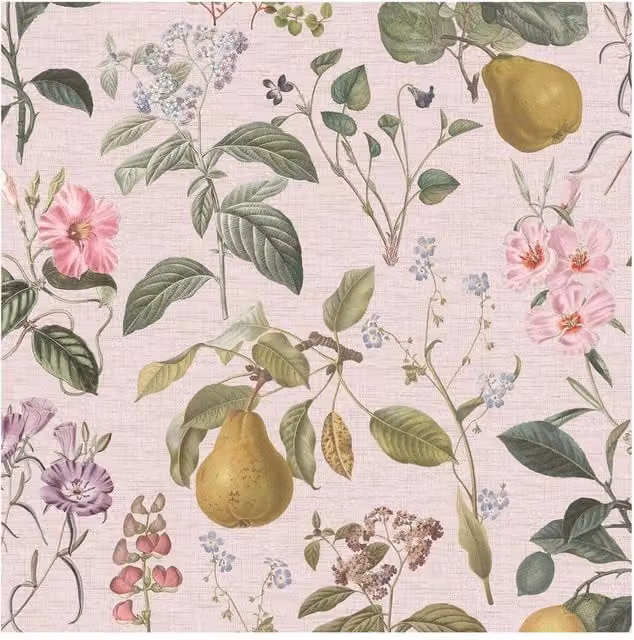 Superfresco Easy Ophelia Pink Botanical Floral Wallpaper, Roll Width: 52 cm – 1